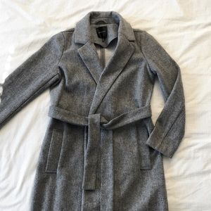 Dynamite tie up trench coat